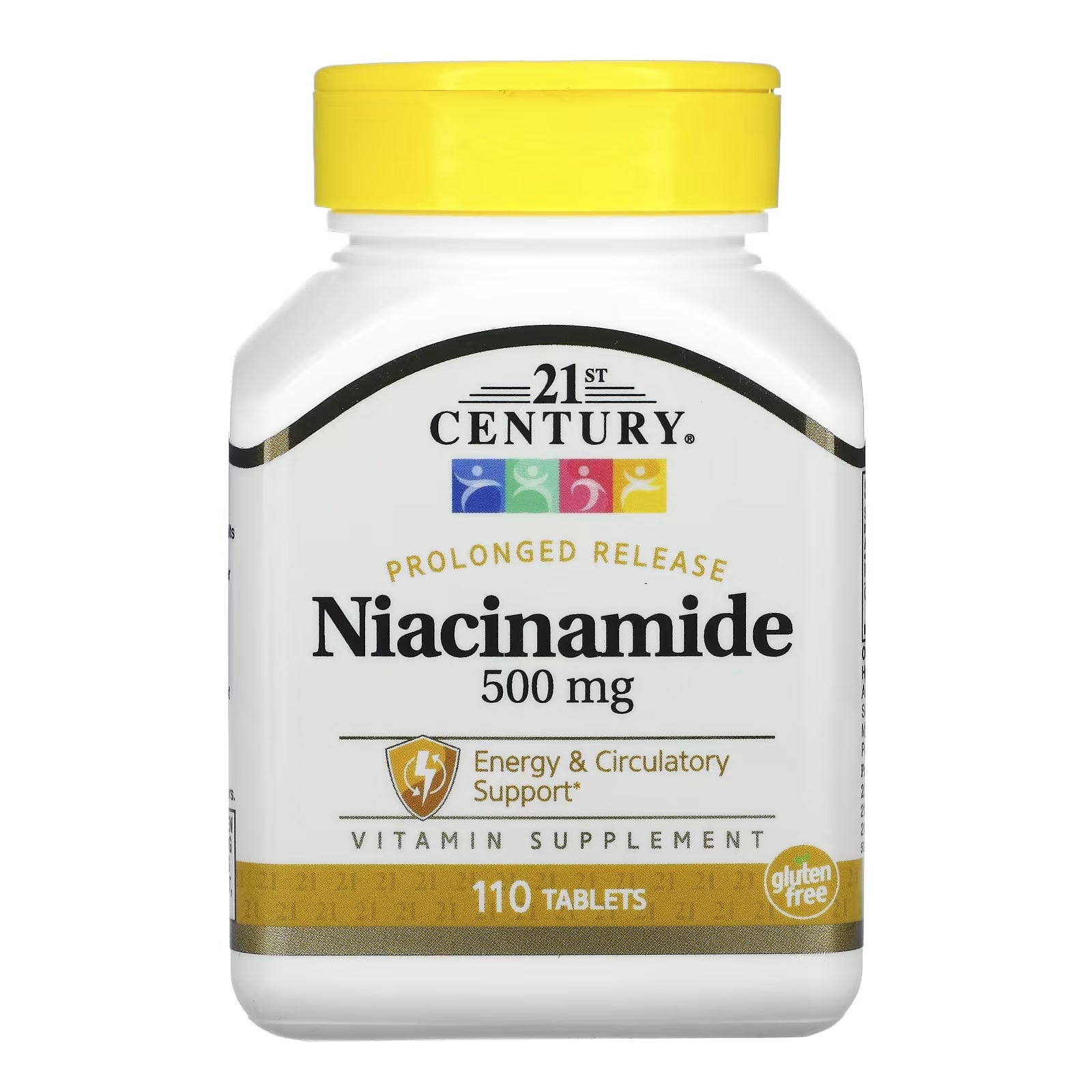 21st Century Nicotinamide Sustained Release 500 mg, 110 Tablets