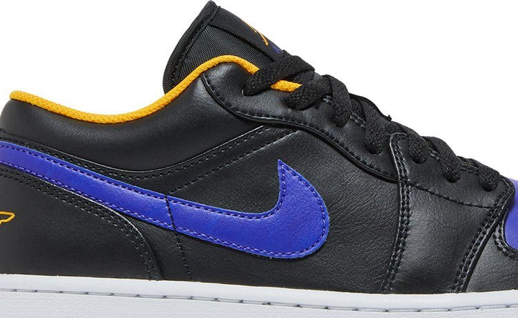 حذاء Air Jordan 1 Low Lakers باللون الأسود