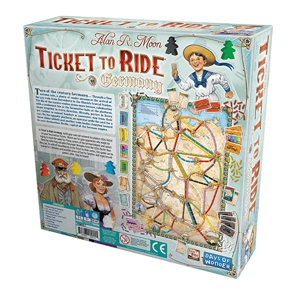 لعبة الطاولة Days of Wonder: Ticket to Ride Germany