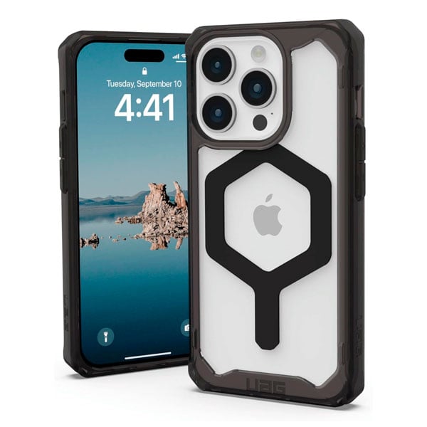 Case UAG Plyo for iPhone 15 Pro, MagSafe Charging, Black/Black