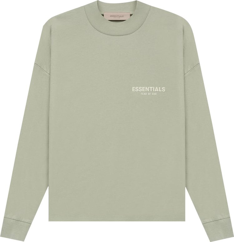 Fear of God Essentials Essentials Long-Sleeve Tee 'Sea Foam', green