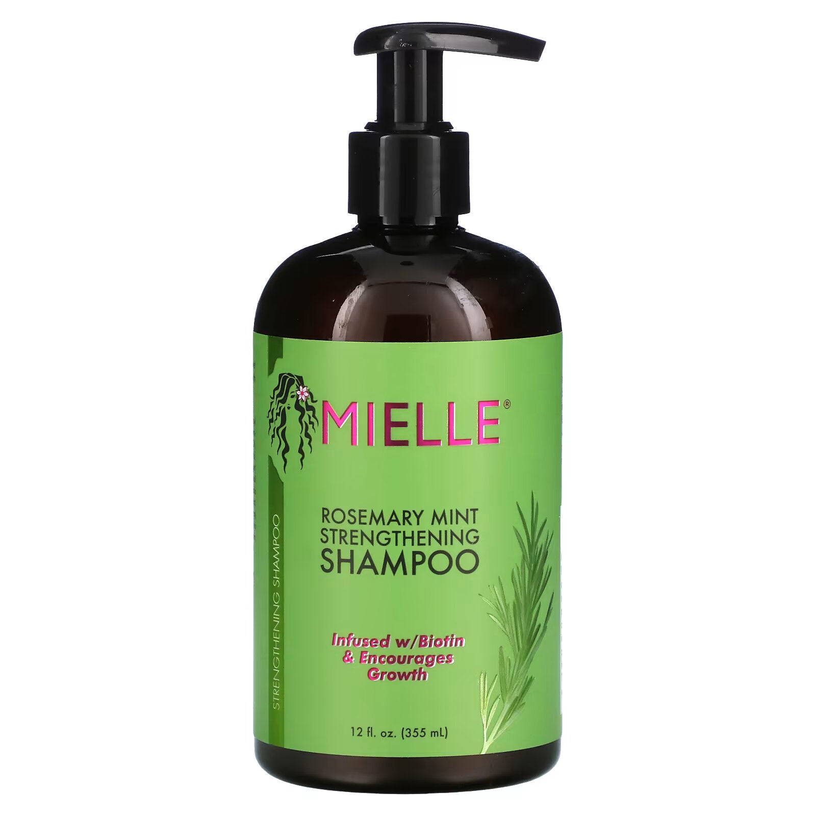 Mielle, Strengthening Shampoo, Rosemary & Mint, 12 fl oz (355 ml)