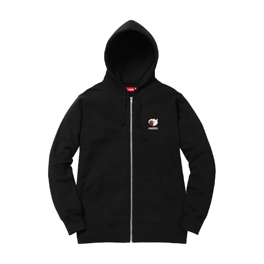 Supreme Gonz Ramm Zip Sweatshirt, black