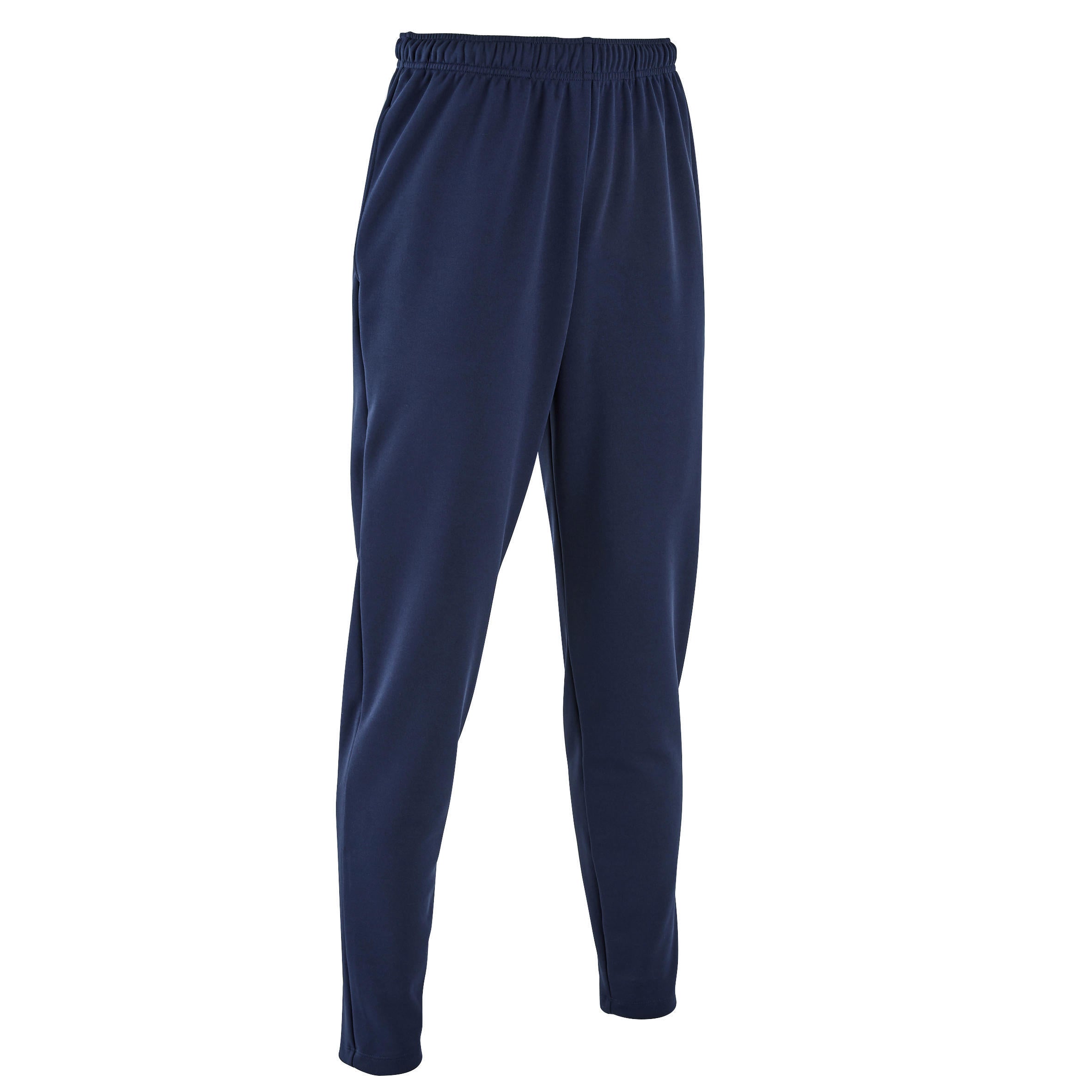 Football training trousers for women/men Kipsta Essentiel, dark blue