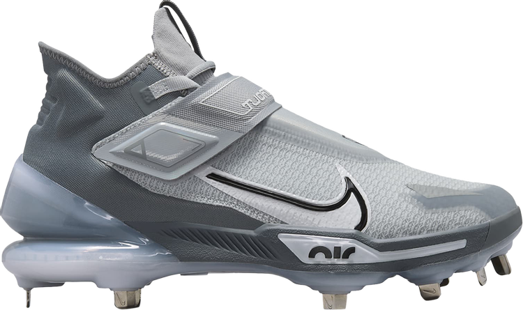 Nike Force Zoom Trout 8 Elite 'Cool Grey' Cleats, Gray