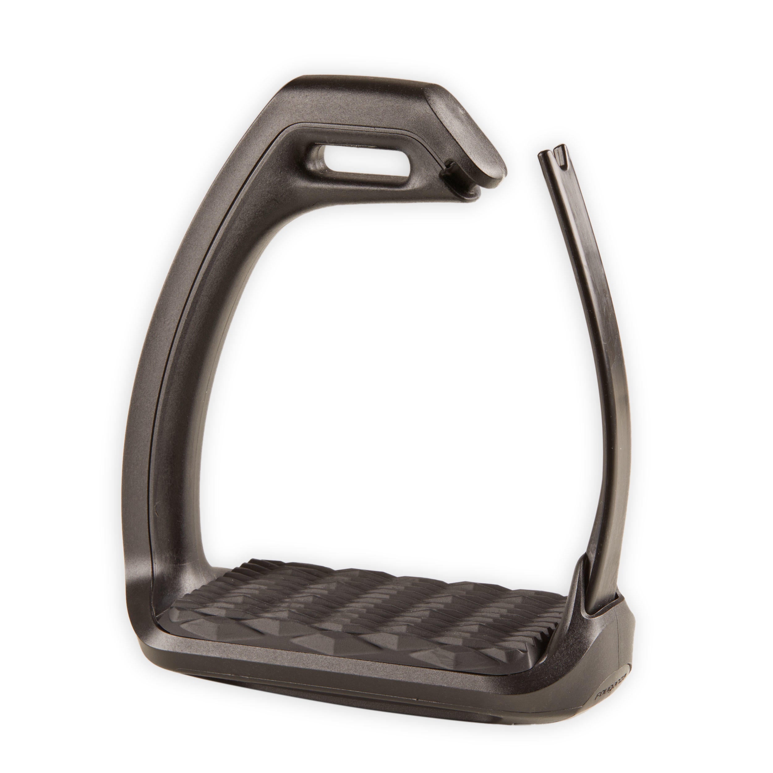 Safety stirrups Fouganza 500 for riding, black