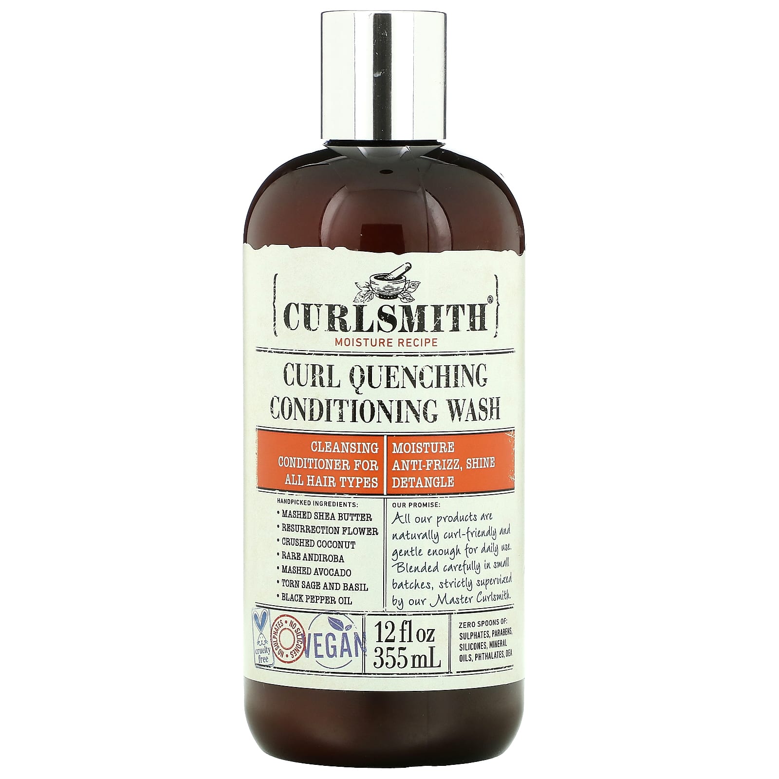 Curlsmith conditioner for all hair types, 355 ml