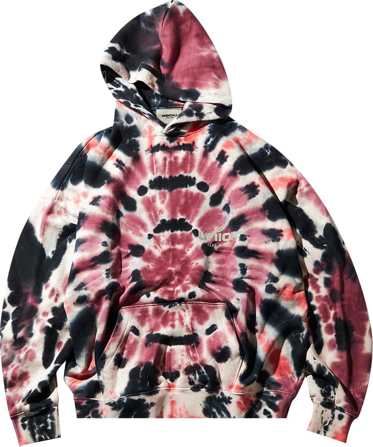 Fear of God Essentials x Union Vintage Hoodie 'Tie Dye', Multicolor