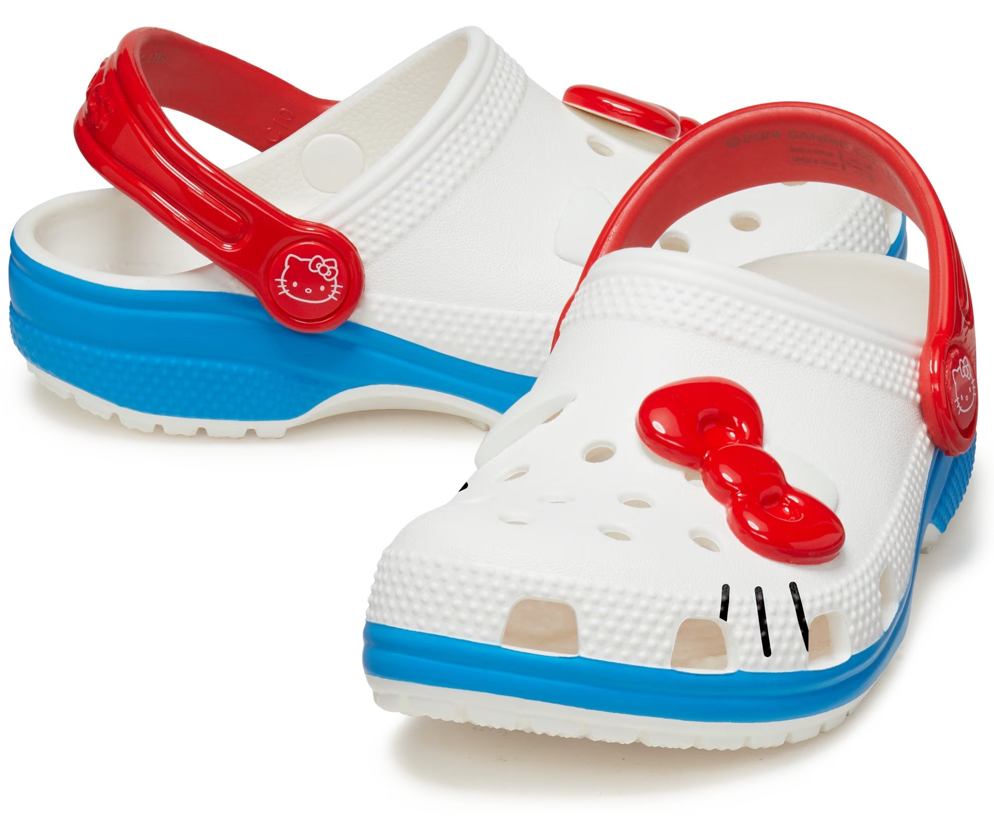 Crocs Classic x Hello Kitty baby clogs, white