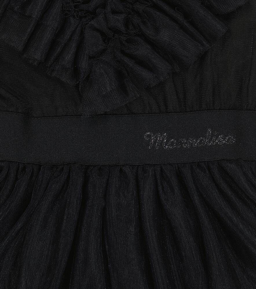 Monnalisa tulle dress, black