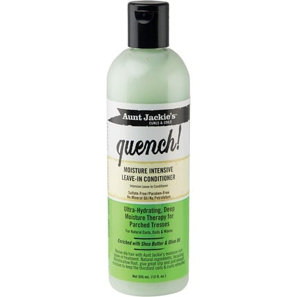 بلسم مكثف للشعر بدون شطف Quench Moisture 355 مل من Aunt Jackie'S