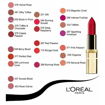 L'Oreal Color Riche lipsticks - all shades in new packaging, L'Oreal