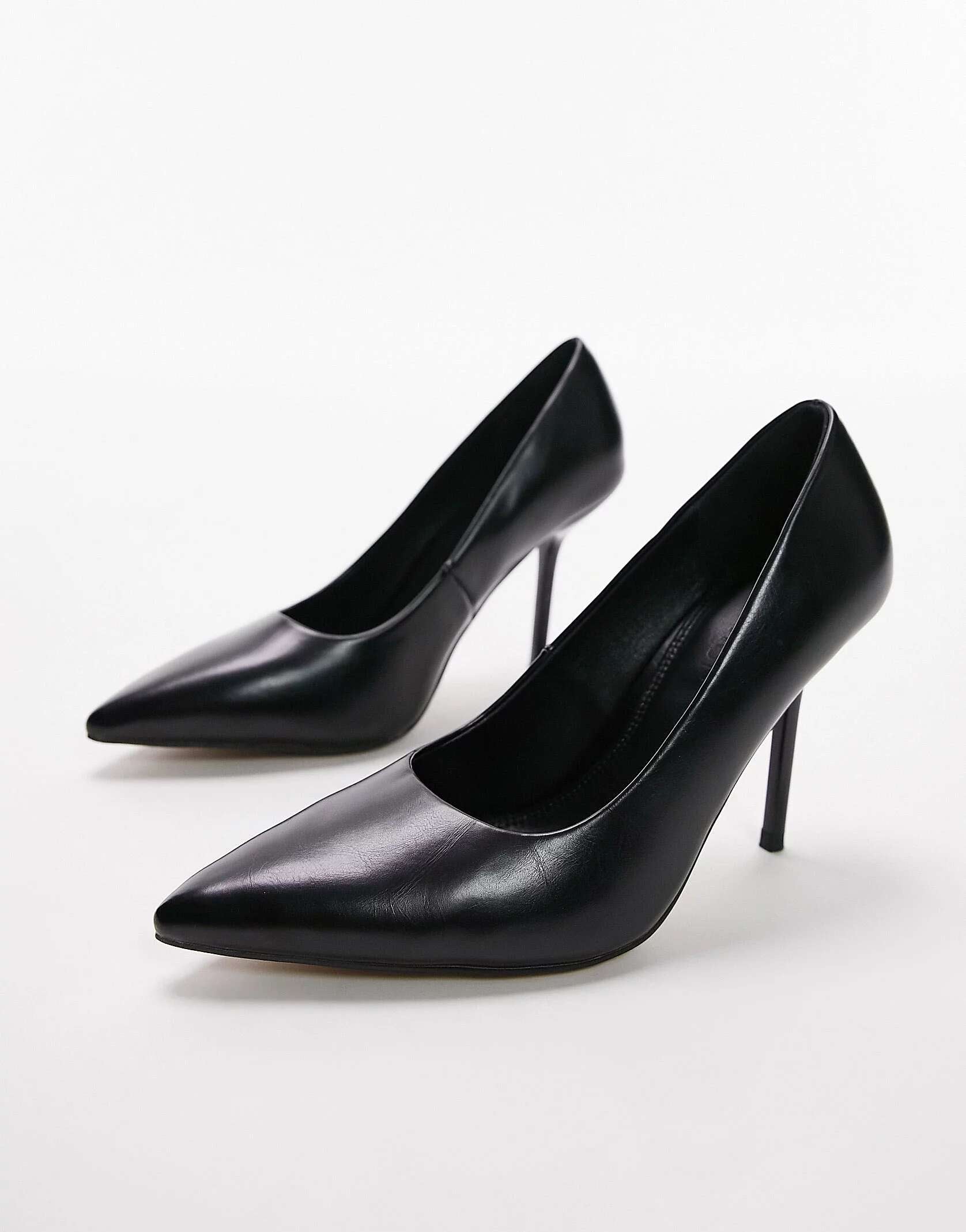 Topshop Erin Black Patent Pumps