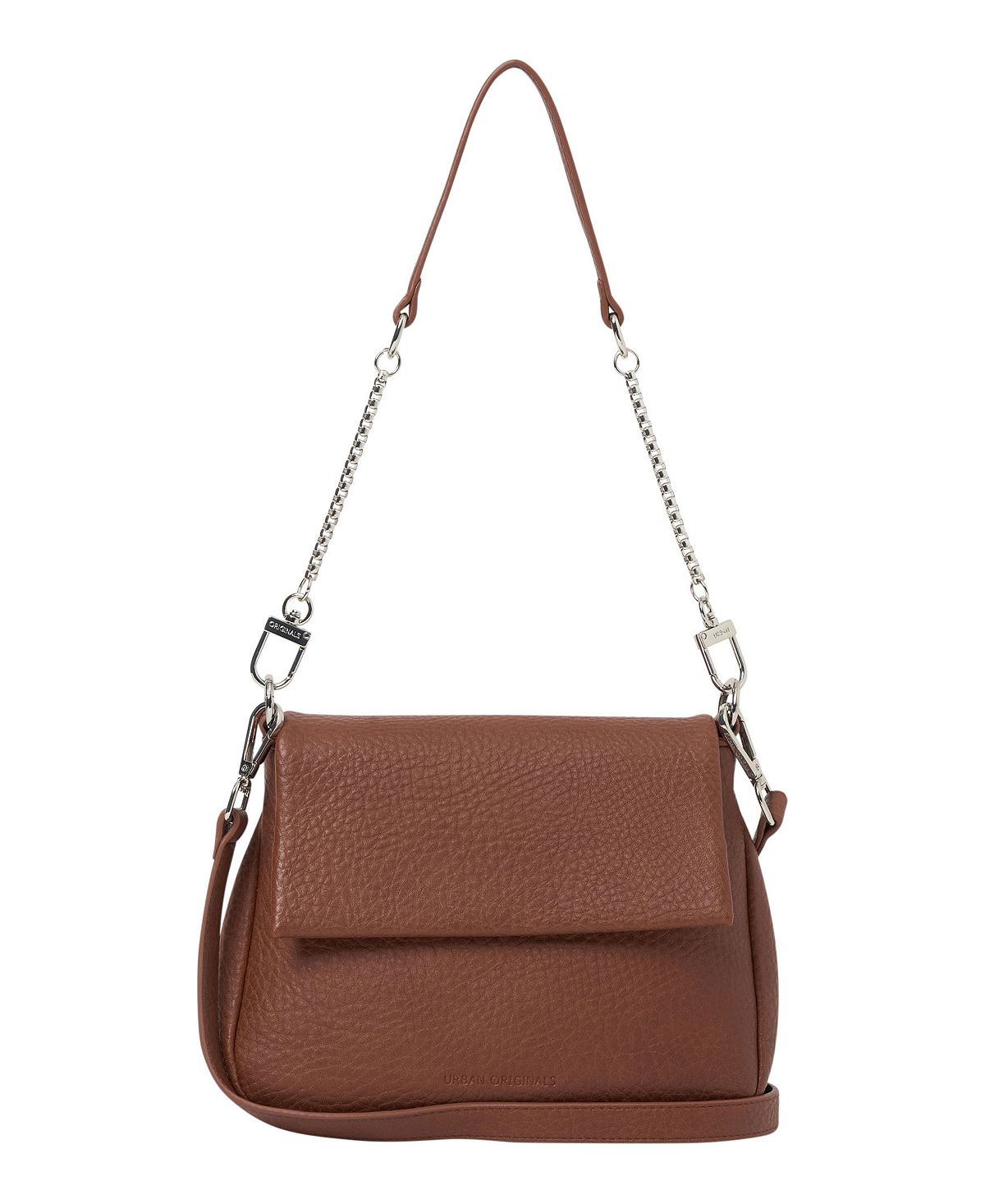 Wish List Urban Originals Faux Leather Shoulder Bag, Brown