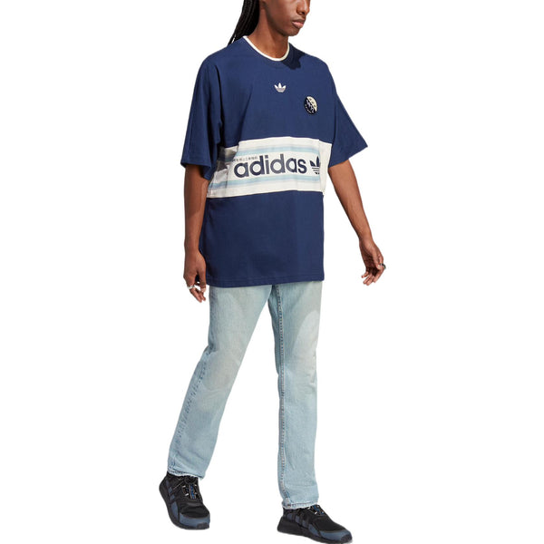 تي شيرت Adidas Crew Neck "Navy"، باللون الأزرق