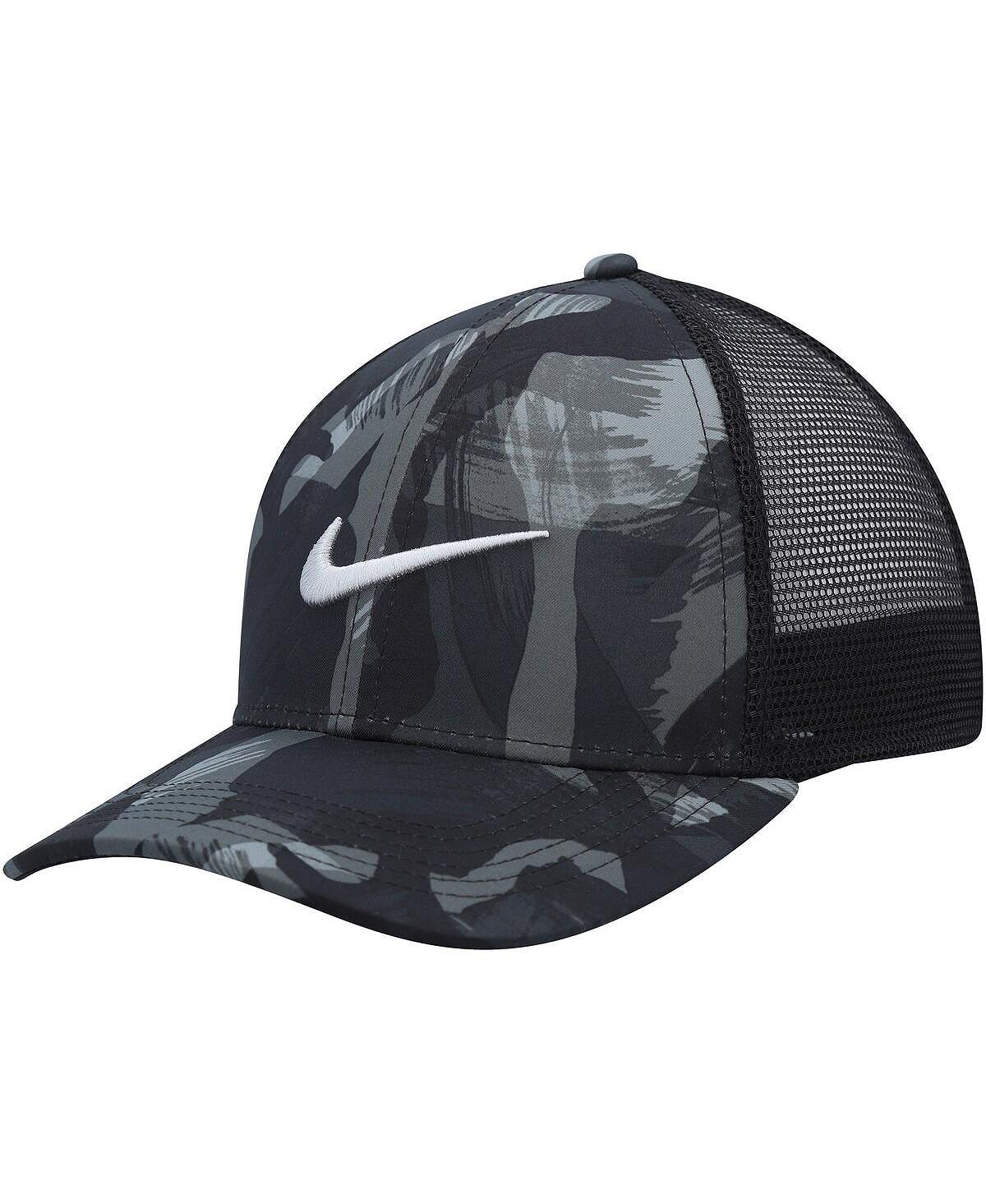 قبعة Nike Legacy91 Trucker Performance Snapback للرجال باللونين الرمادي والأسود