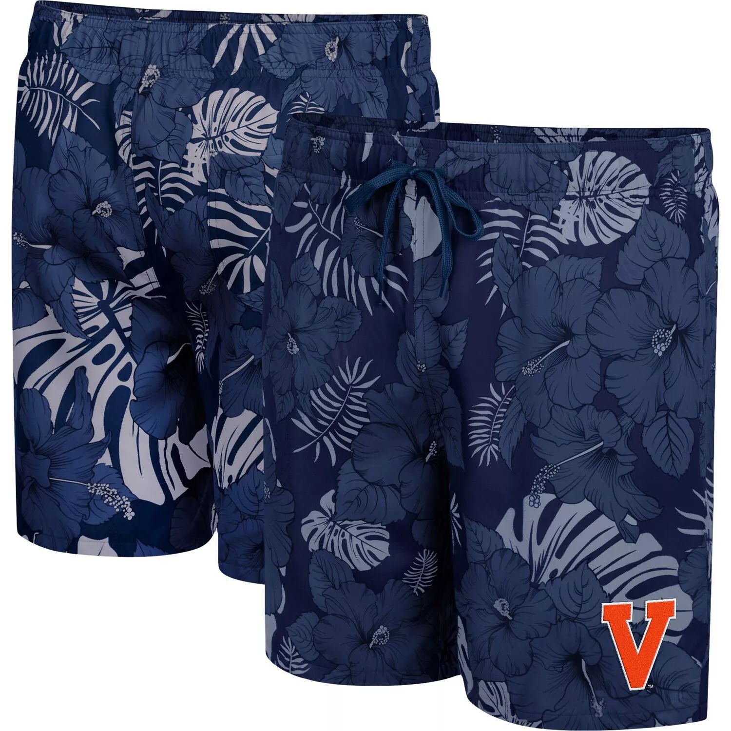 Virginia Cavaliers The Dude Colosseum Men's Navy Swim Shorts