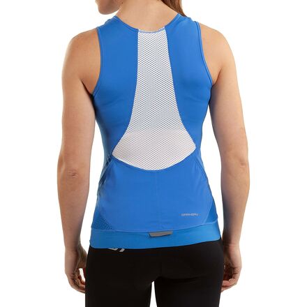 Louis Garneau Women's Sprint Tri Sleeveless Jersey, Santiago Blue