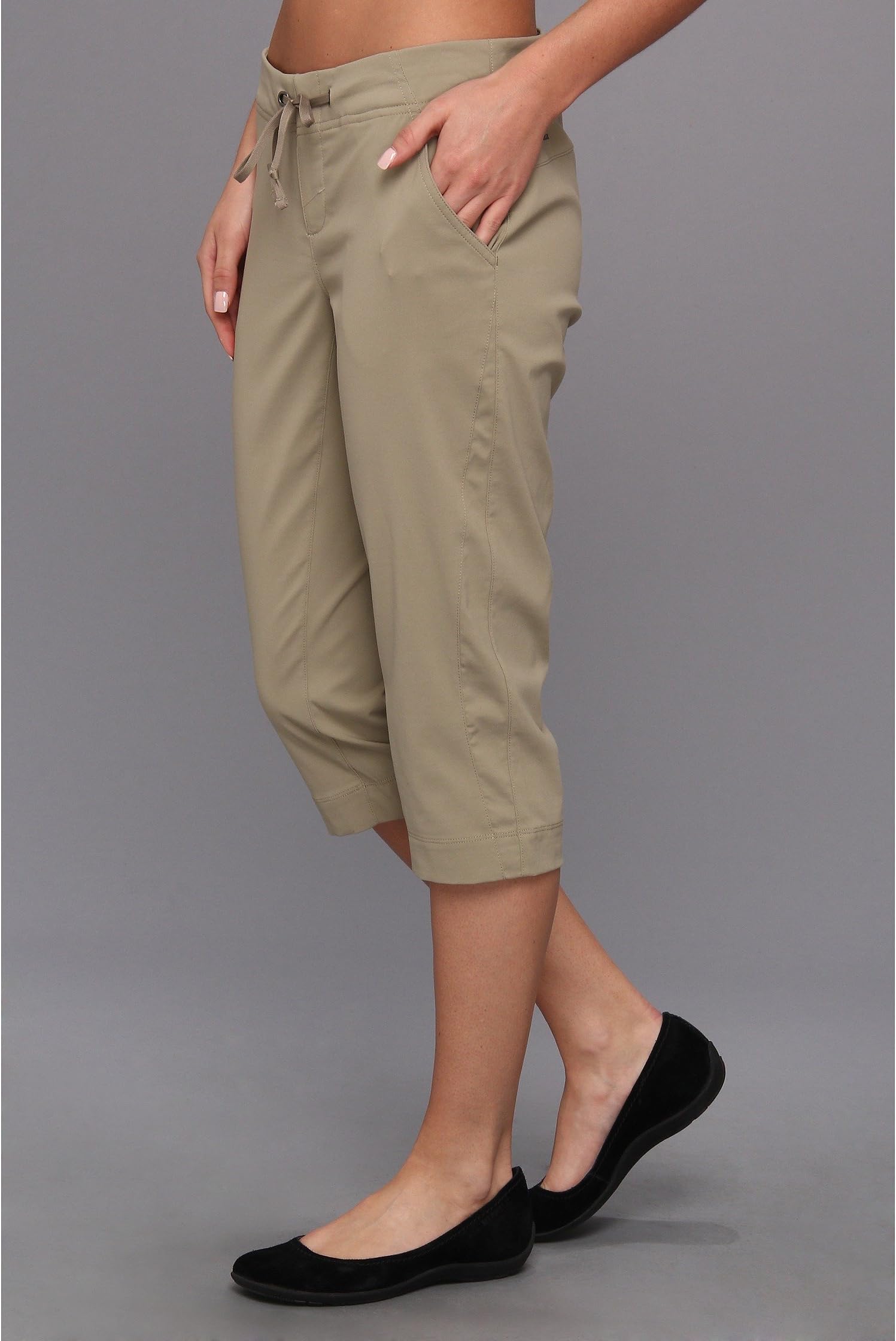 Anytime Outdoor Capri Columbia Pants, Tusk