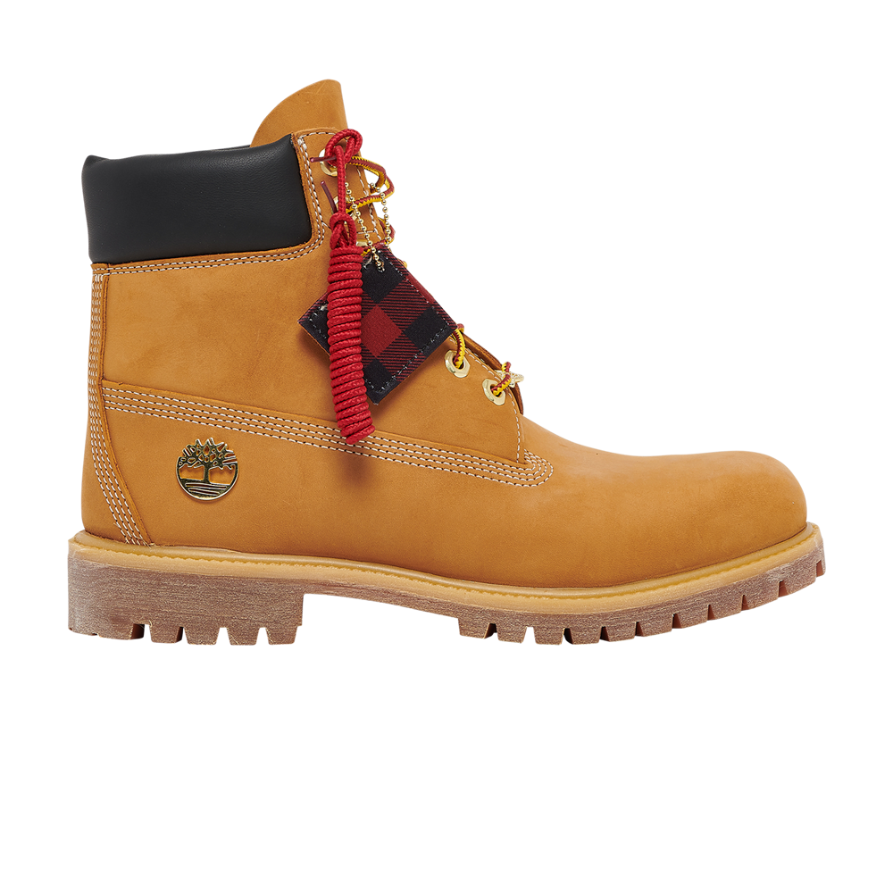 حذاء Timberland Premium مقاس 6 بوصات جونيور، بني