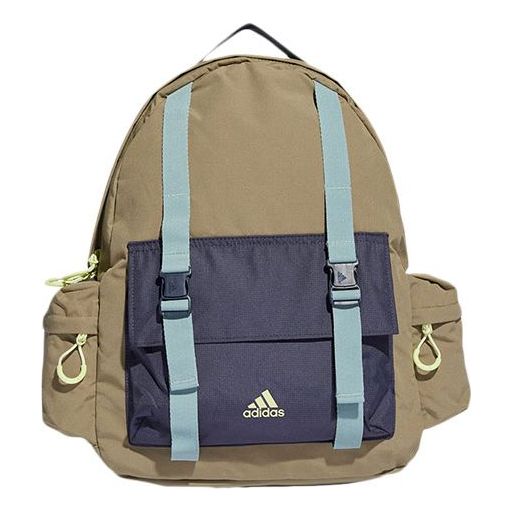 حقيبة ظهر adidas Cxplr BP Athleisure Casual Sports Backpack للجنسين، كاكي، كاكي