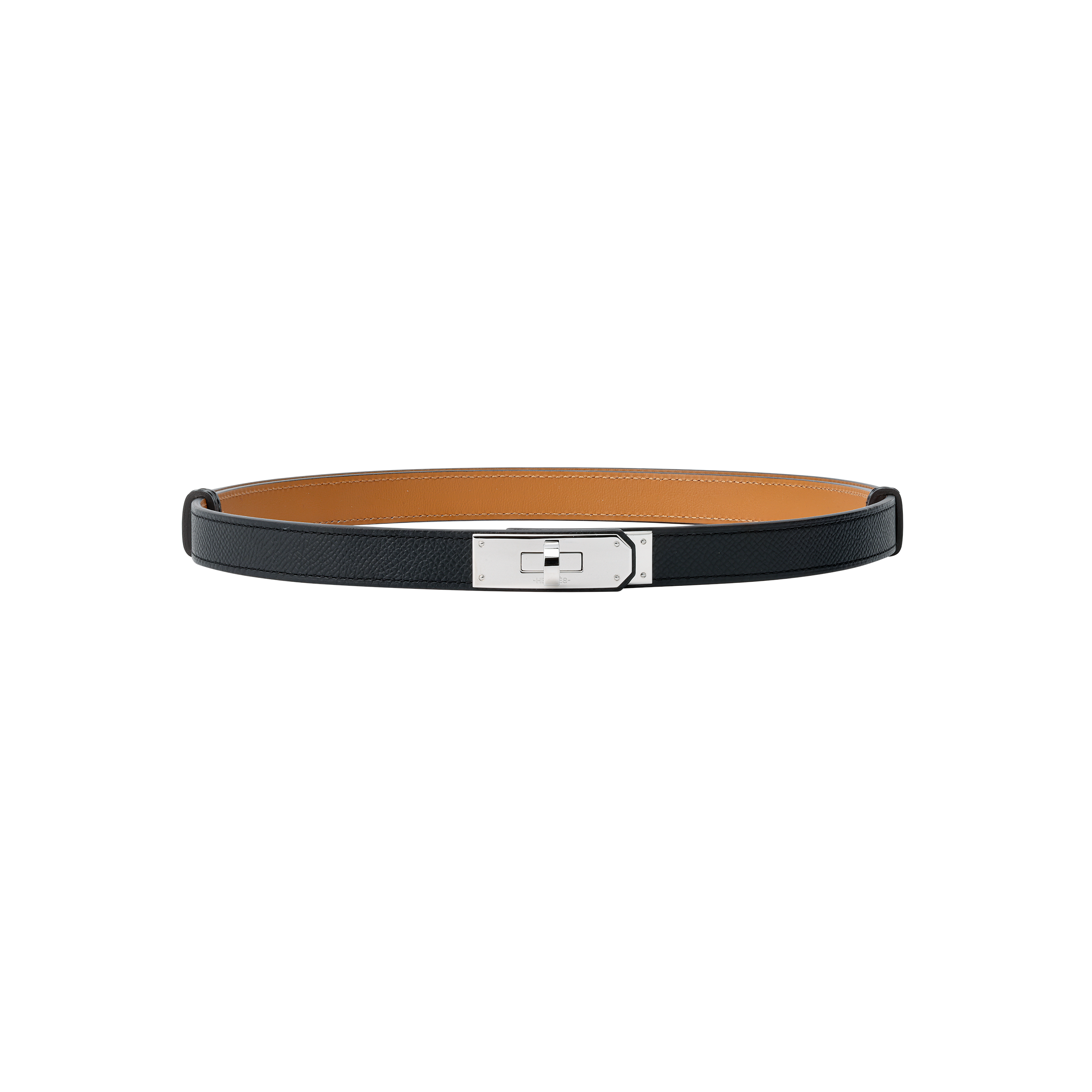 Hermes Kelly Unisex Belt, Black