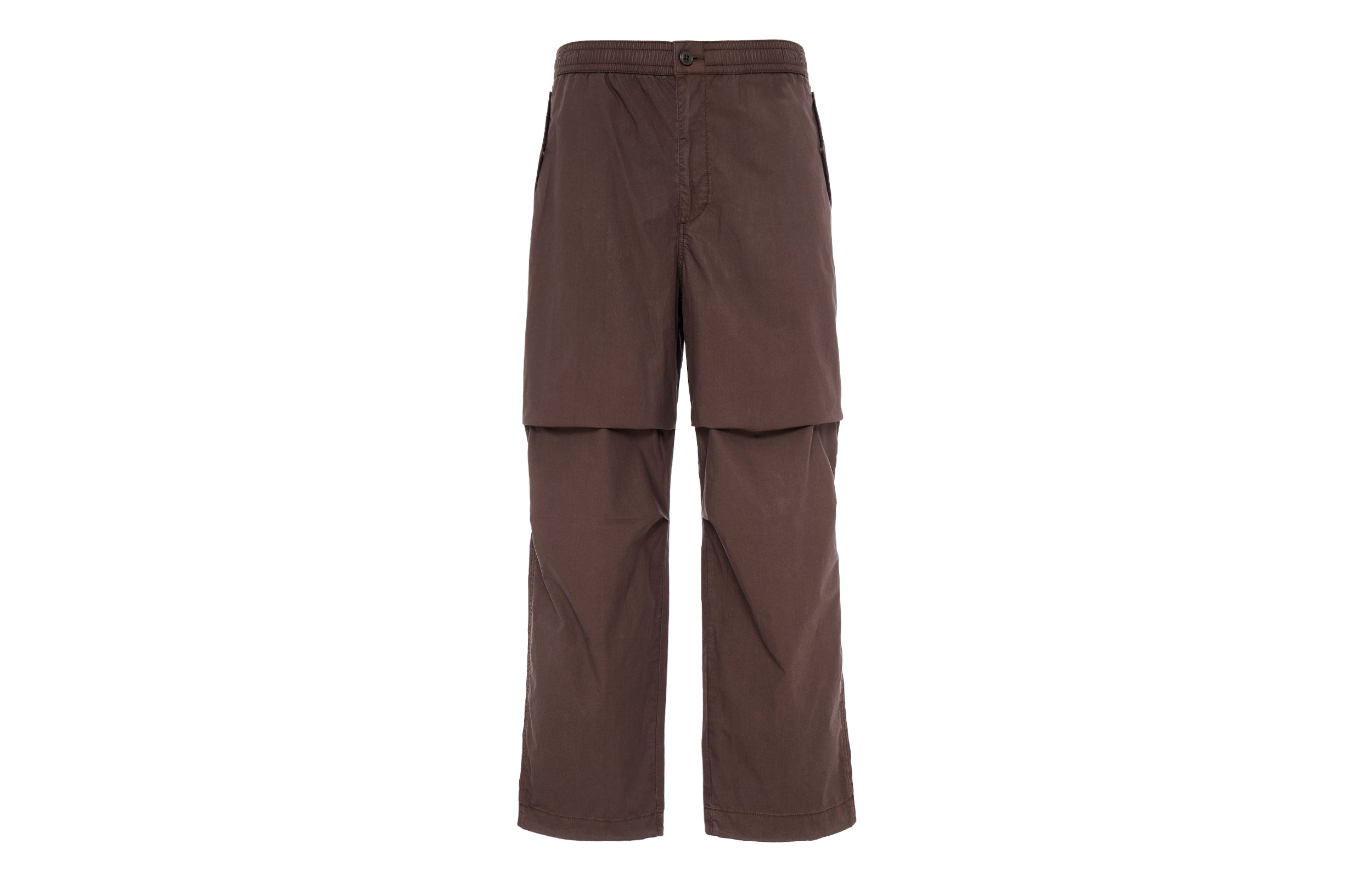 Casual Trousers Men's Dark Brown Uniqlo, Brown