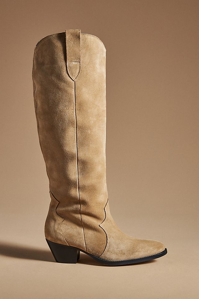 Anthropologie Western Boots, Dark Brown