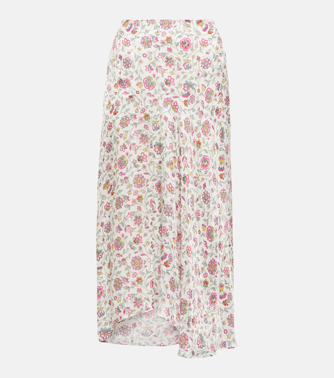 Isabel Marant floral lisanne midi skirt, multicolor