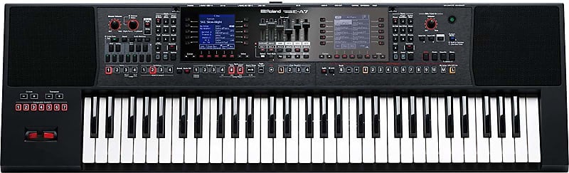 منظم موسيقي قابل للتوسعة من Roland E-A7 مكون من 61 مفتاحًا