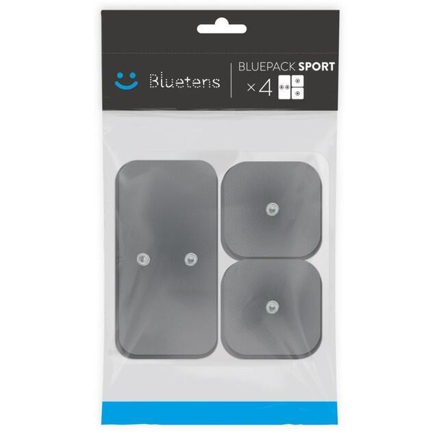 Set of 4 electrodes M and 8 electrodes S for Bluetens Duo Sport, black