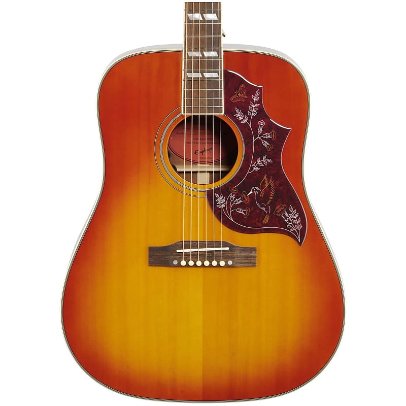 جيتار كهربائي صوتي Epiphone Hummingbird Aged Cherry Sunburst