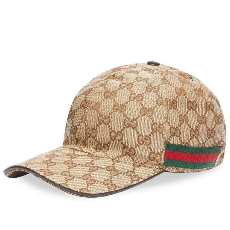 قبعة بيسبول Gucci Gg Jaquard Baseball، بنية اللون