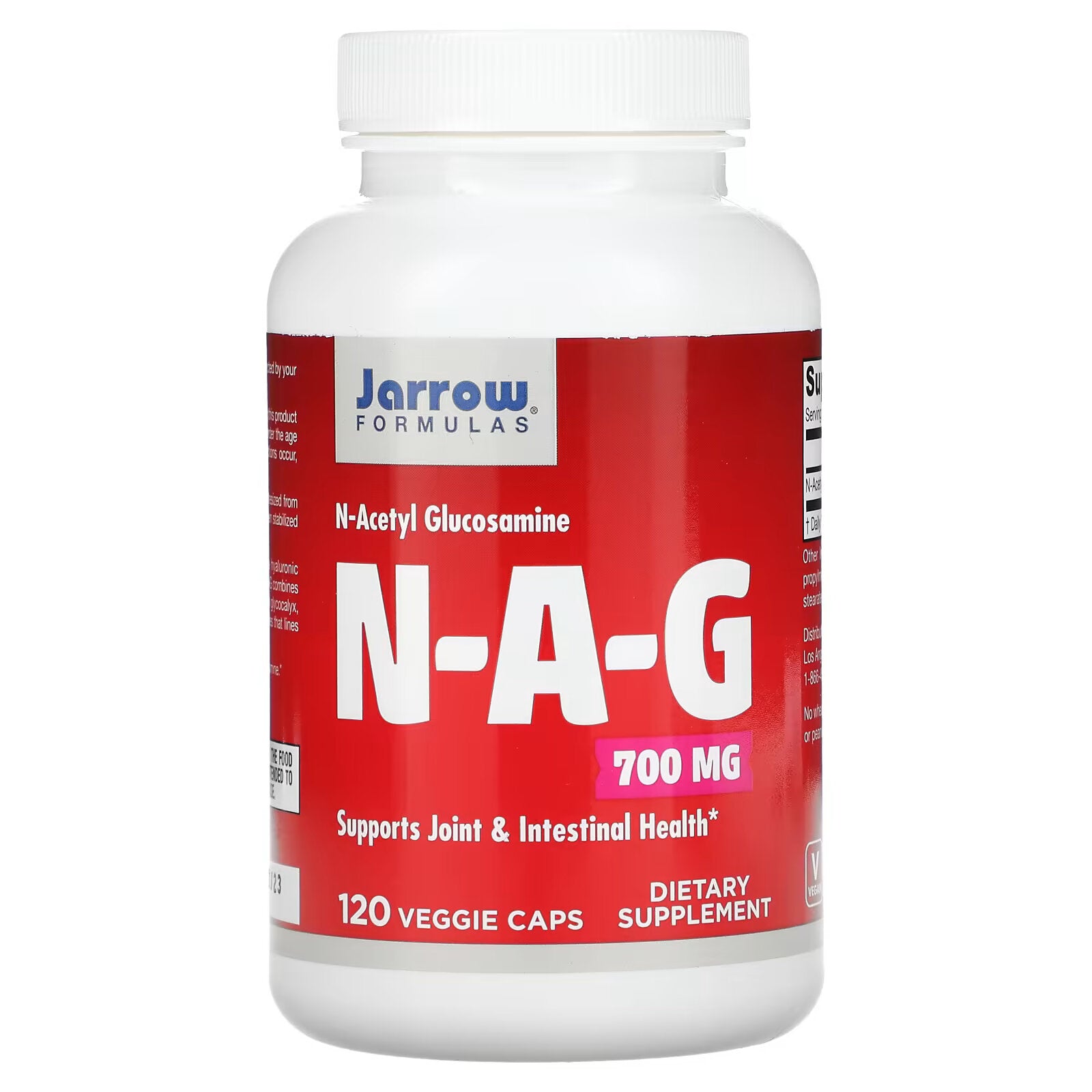 Jarrow Formulas, NAG, 700 mg, 120 Veggie Caps