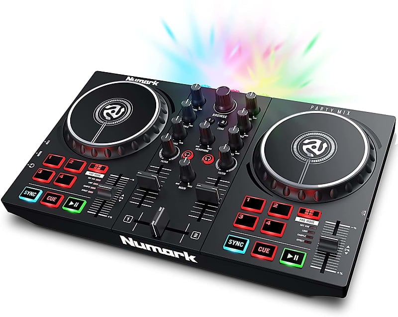 Numark - Party Mix II - DJ controller with software and lighting for parties