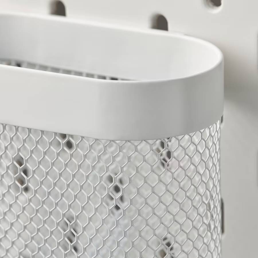 Ikea Skadis storage baskets, white