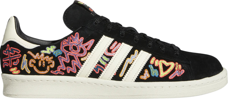 Adidas Kris Andrew Small x Campus 80s sneakers, white