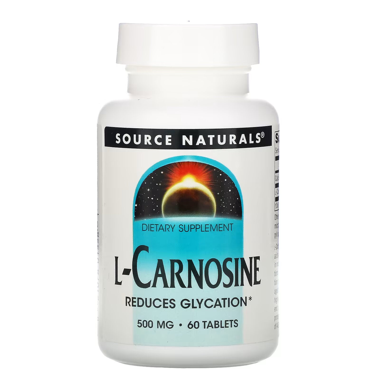 Source Naturals, إل-كارنوزين، 500 مجم، 60 قرصًا