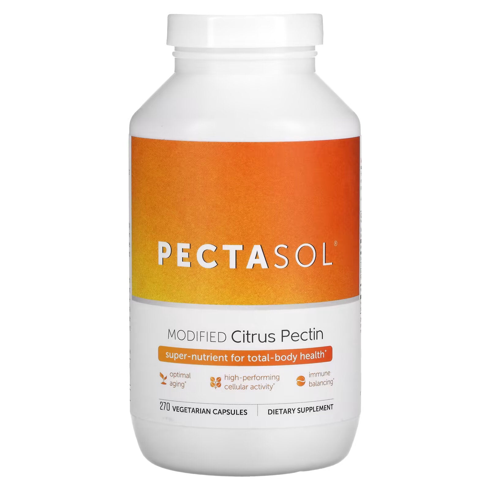 Econugenics, PectaSol-C, Modified Citrus Pectin, 270 Vegetarian Capsules