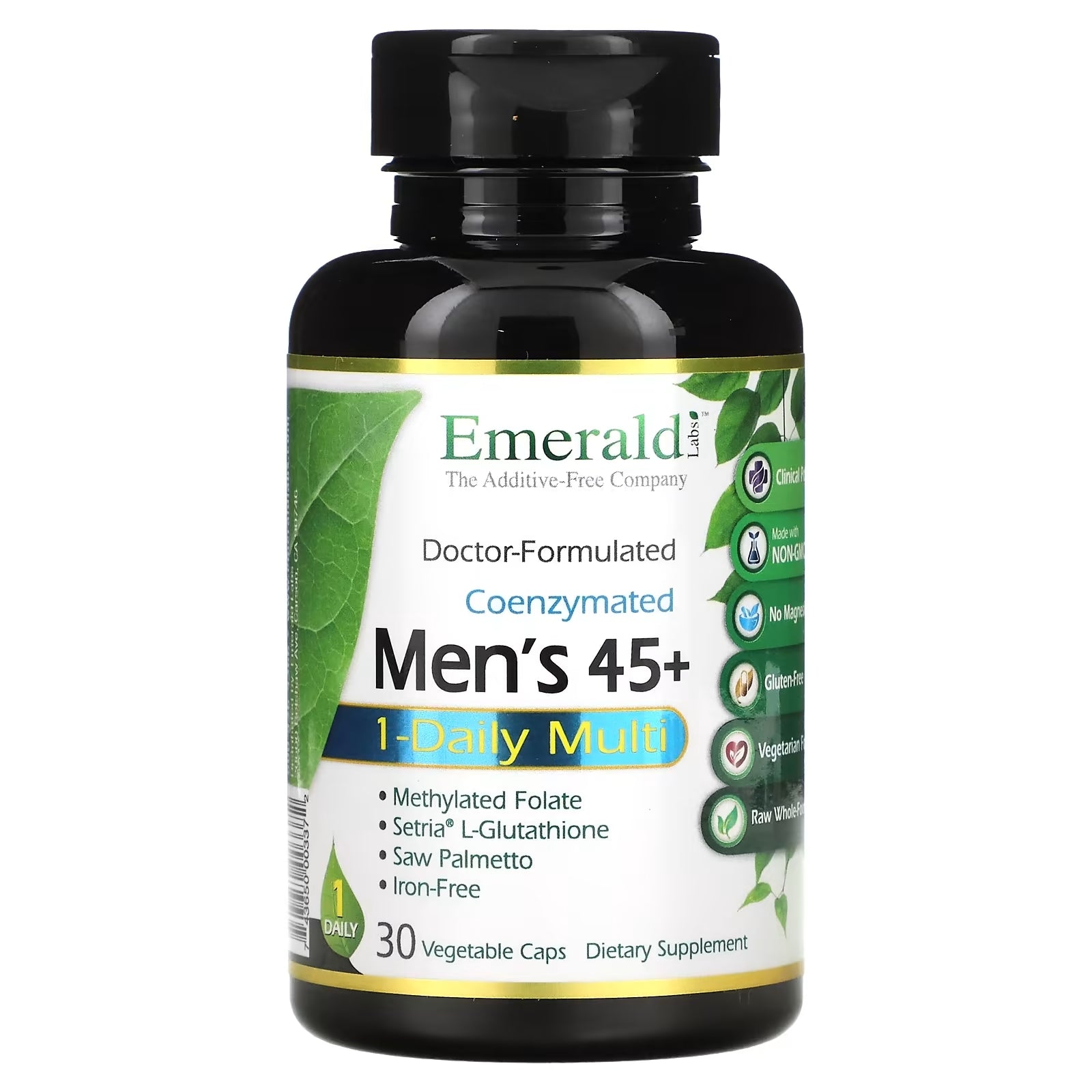 Multivitamin Complex for Men over 45 years old Emerald Laboratories 30 vegetarian capsules