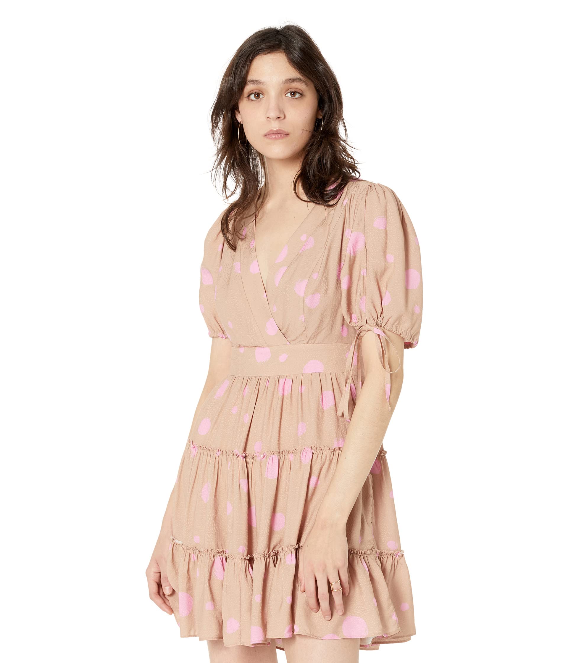 Ted Baker Dress, Stefina Printed Tie Back Tiered Mini Dress