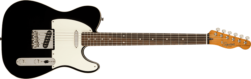 واقي ريشة Squier Classic Vibe Baritone Custom Telecaster Parchment باللون الأسود