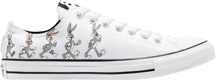 حذاء رياضي Converse Looney Tunes x Chuck Taylor All Star Low 80th Anniversary - Bugs Bunny، أبيض