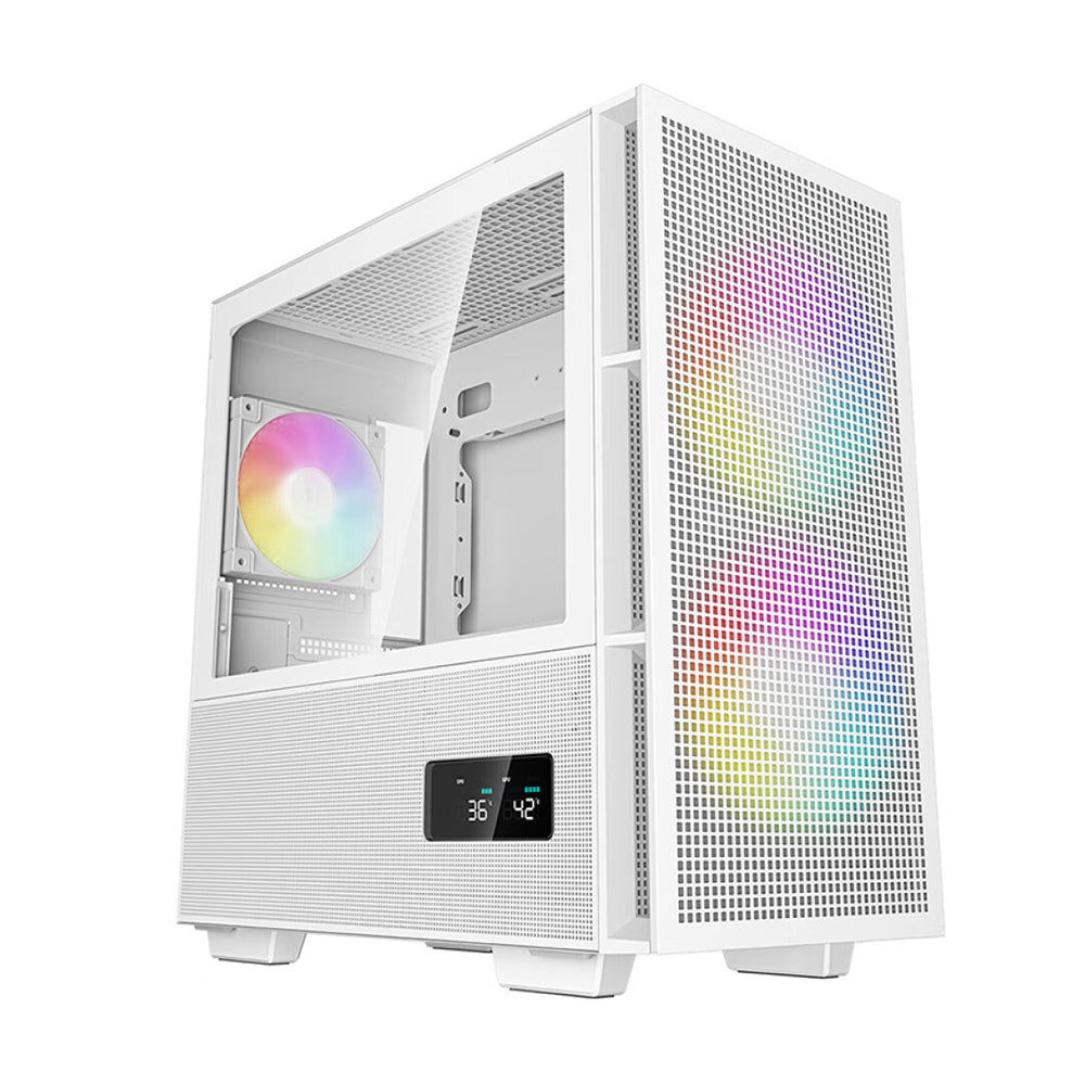 Case DeepCool CH360, Micro Tower, white