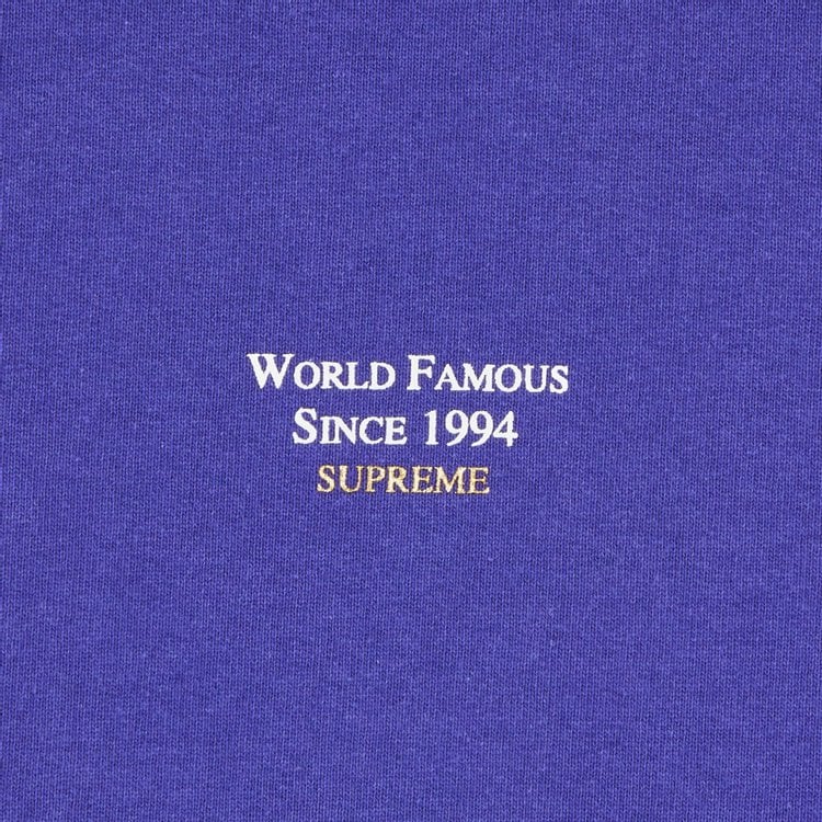 سويت شيرت Supreme World Famous Micro Hooded Sweater "أرجواني"، أرجواني