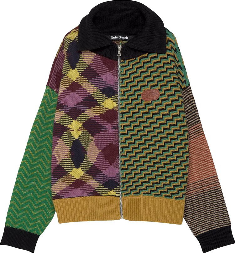 Palm Angels x Missoni Patchwork Cardigan 'Multicolor', multicolor