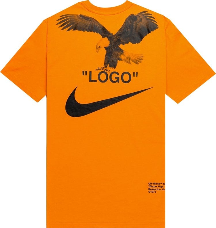 Nike x Off-White NRG A6 Tee 'Orange Peel', orange