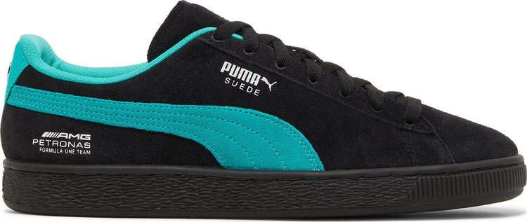 Sneakers Puma Mercedes-AMG Petronas F1 x Suede Black Spectra Green, black