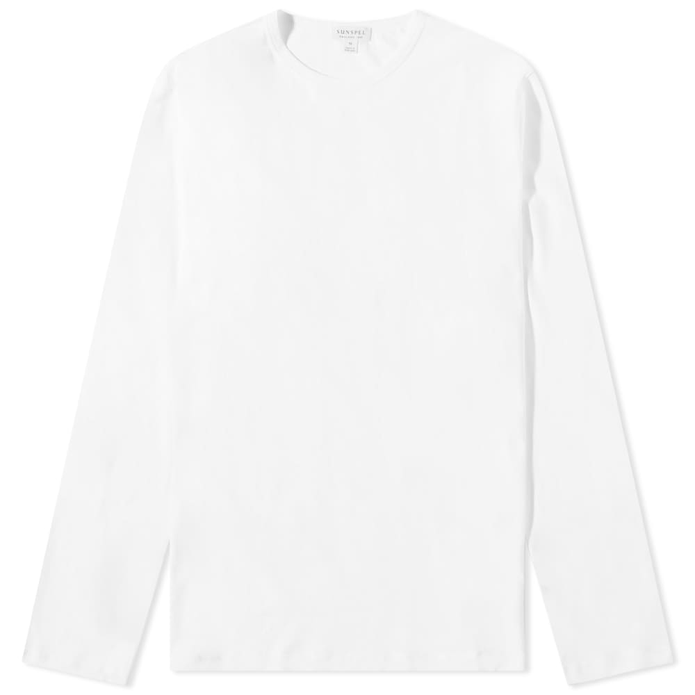 Sunspel Long Sleeve Crew Neck Tee