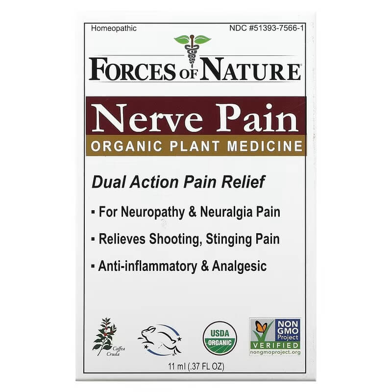 Organic drug for neuralgia pain Forces of Nature, 11 ml